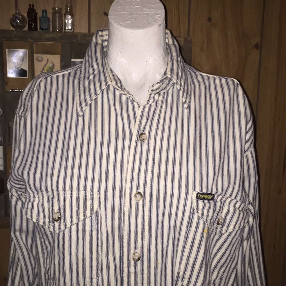 Vintage Osh Kosh B’gosh Men’s button Up Shirt